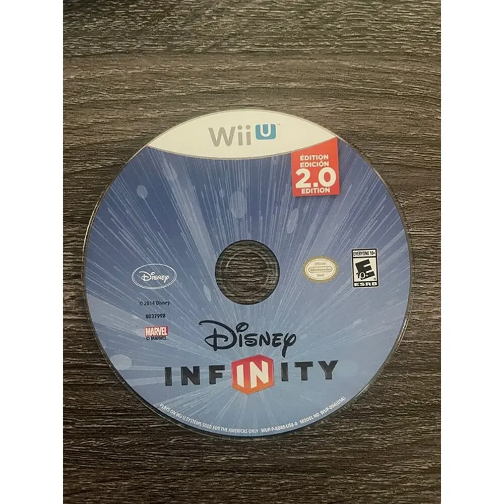 Disney Infinity 2.0 Wii U Game Complete w/ Case Disc USED